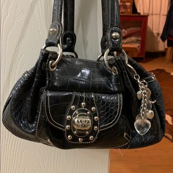 kathy van zeeland black purse